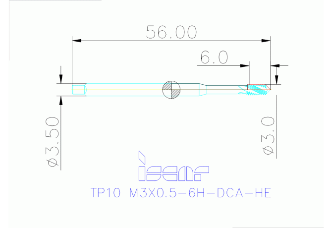 TP10 M3X0.5-6H-DCA-HE