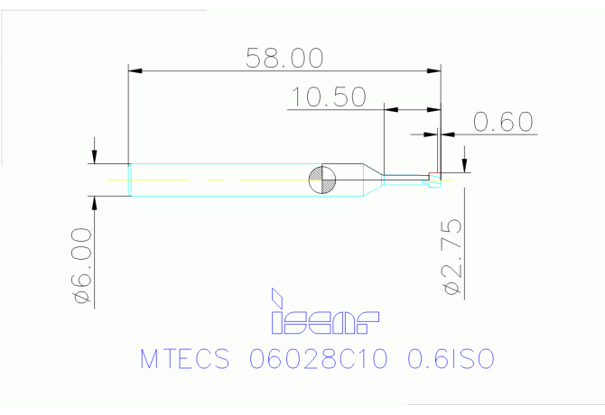 MTECS 06028C10 0.6ISO IC908