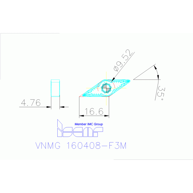 VNMG 160408-F3M IC807