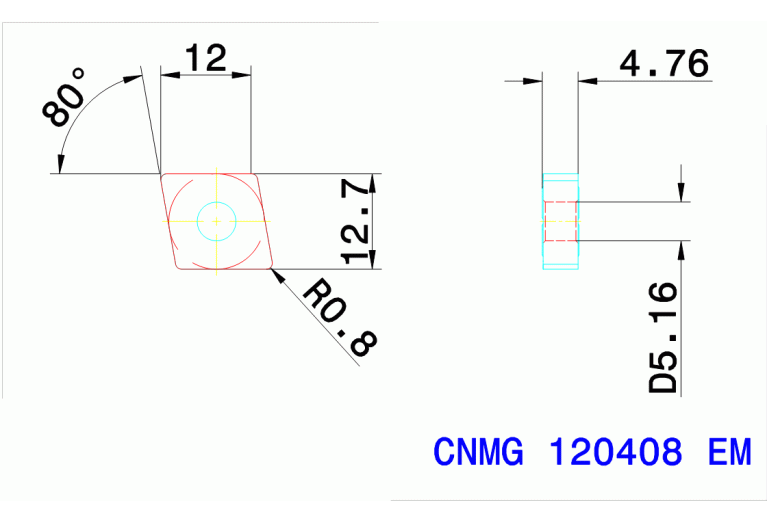 CNMG 120408 EM TT9235