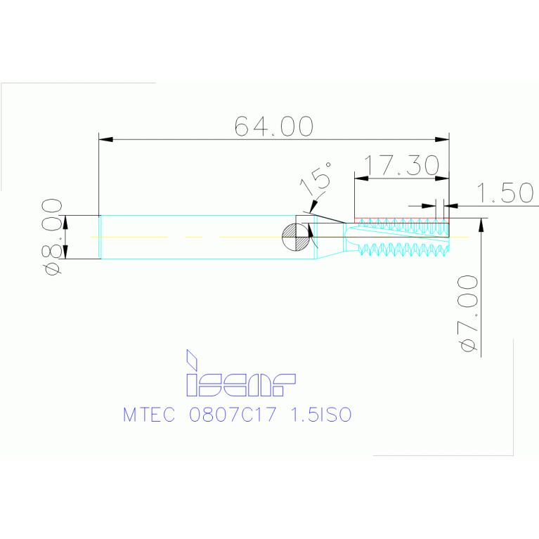 MTEC 0807C17 1.5ISO IC908