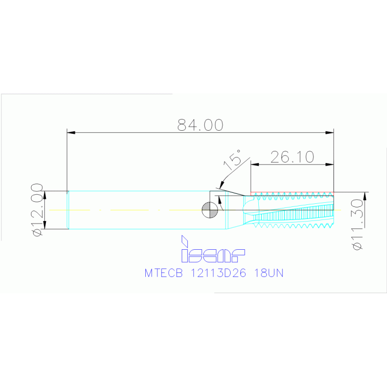 MTECB 12113D26 18UN IC908
