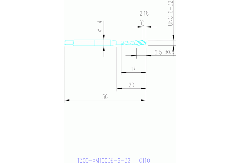 T300-XM100DE-6-32 C150