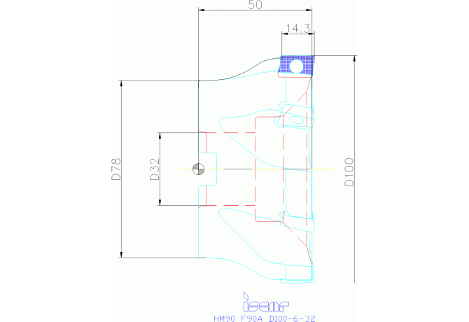 HM90 F90A D100-6-32