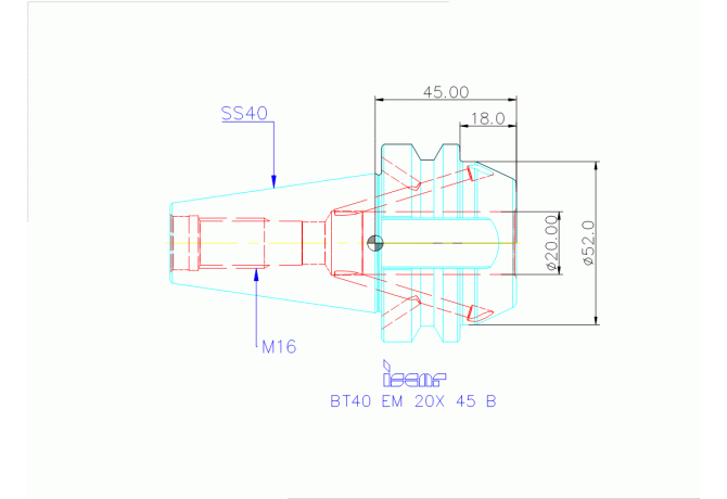 BT40 EM 20X 45 B