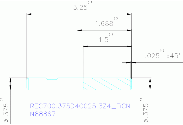 REC700.375D4C025.3Z4 TICN
