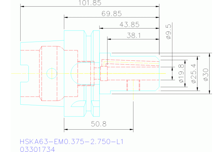 HSKA63-EM0.375-2.750-L1