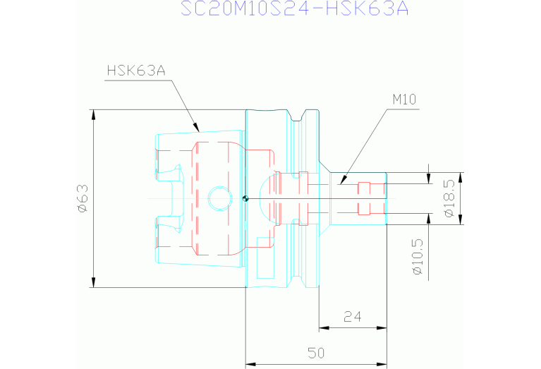 SC20M10S24-HSK63A