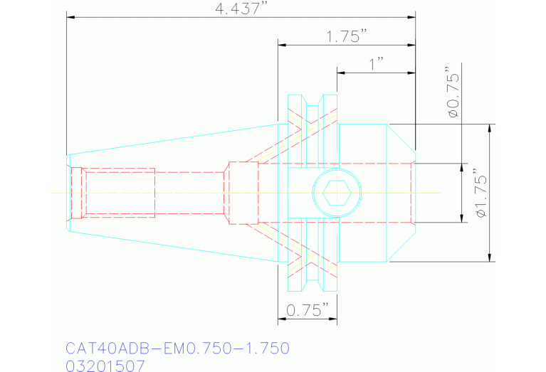 CAT40ADB-EM0.750-1.750