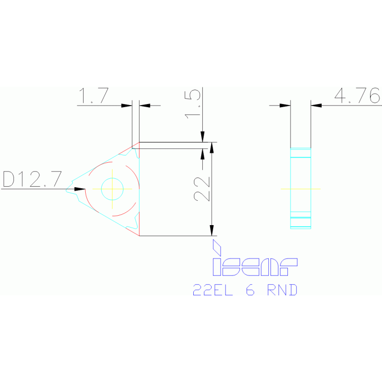 22EL 6 RND IC908