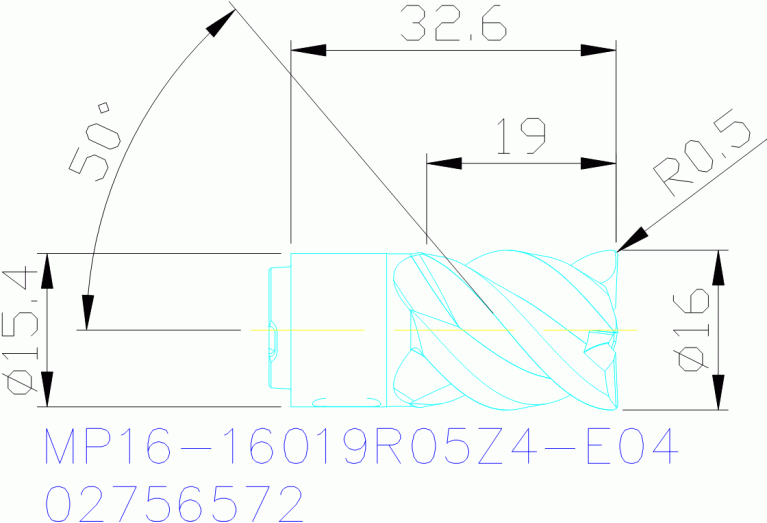 MP16-16019R05Z4-E04 F40M