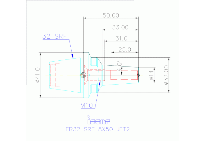 ER32 SRF 8X50 JET2