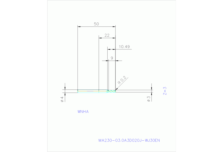 MA230-03.0A3D020J-WJ30EN