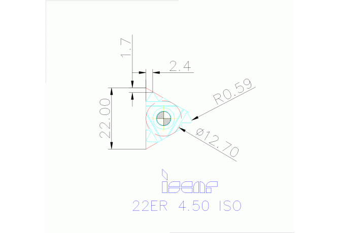 22ER 4.50 ISO IC908
