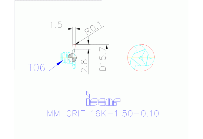MM GRIT 16K-1.50-0.10 IC528
