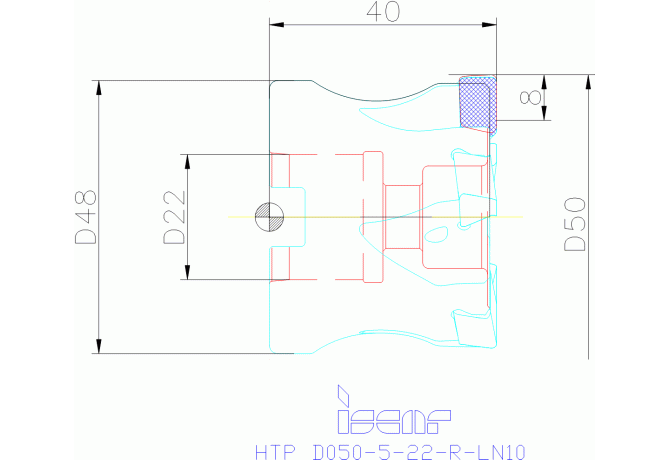 HTP D050-5-22-R-LN10
