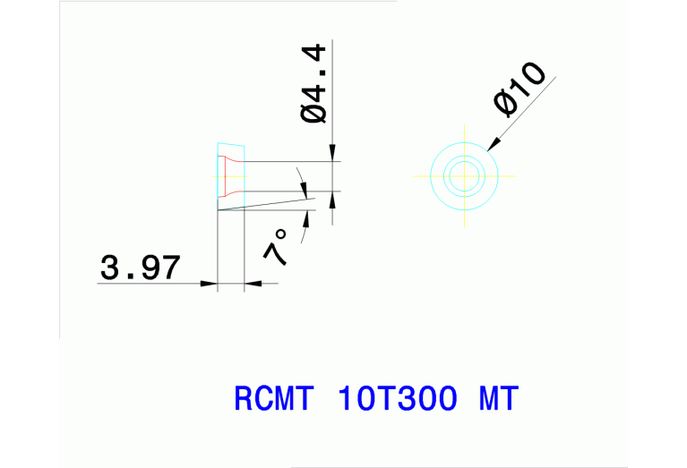 RCMT 10T300 MT TT7005