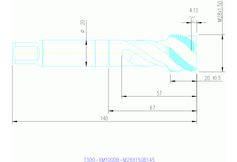 T300-XM100DB-M28X150B110