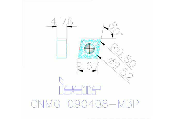 CNMG 090408-M3P IC8150