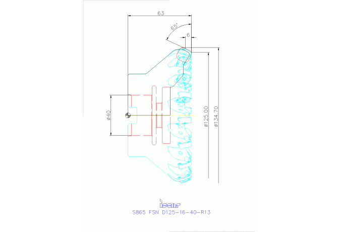 S865 FSN D125-16-40-R13