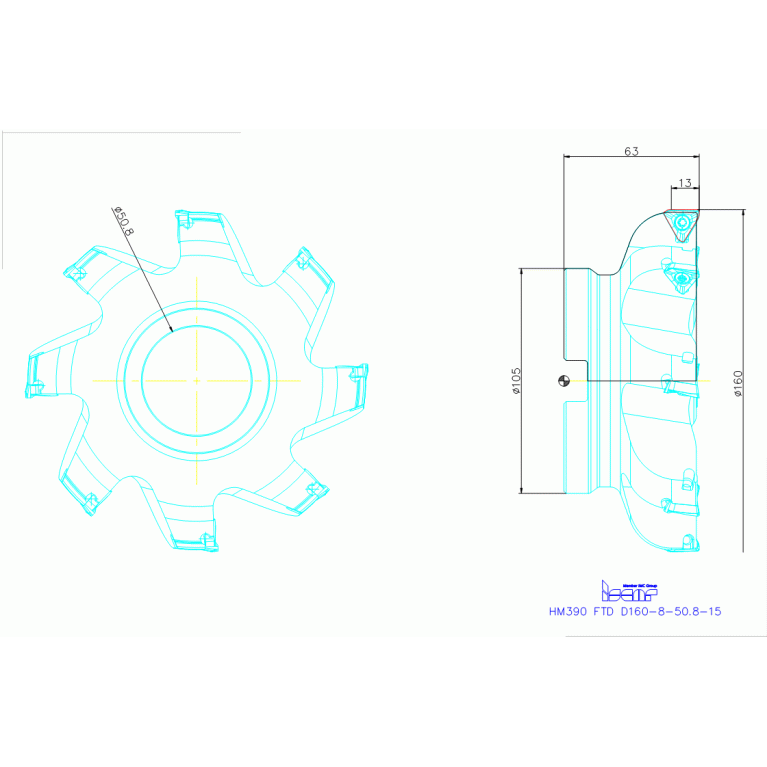 HM390 FTD D160-8-50.8-15