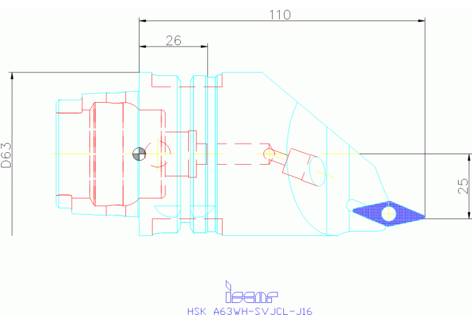 HSK A63WH-SVJCL-J16