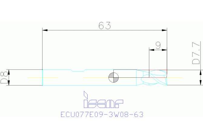 ECU077E09-3W08-63 IC900