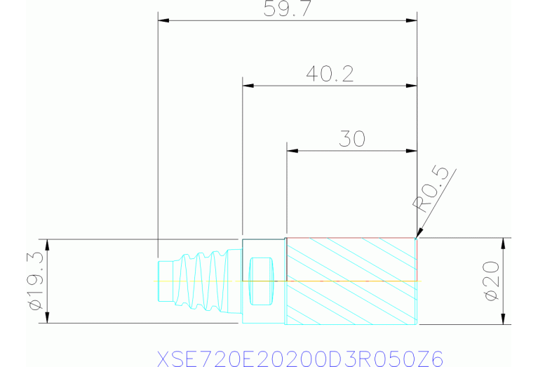 XSE720E20200D3R050Z6 HXT