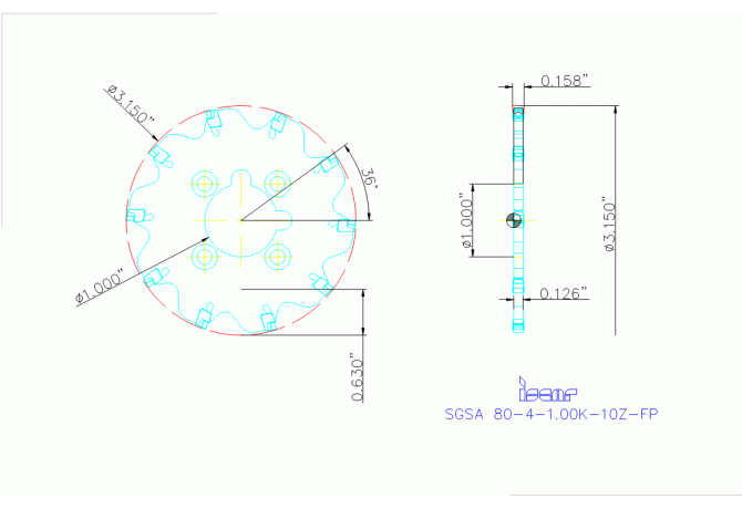 SGSA 80-4-1.00K-10Z-FP