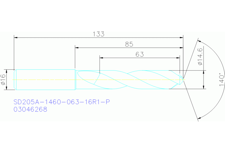 SD205A-1460-063-16R1-P