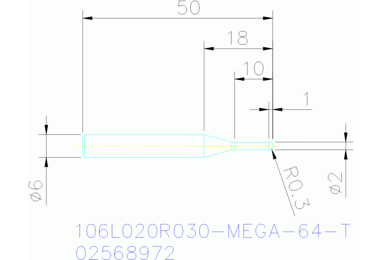 106L020R030-MEGA-64-T