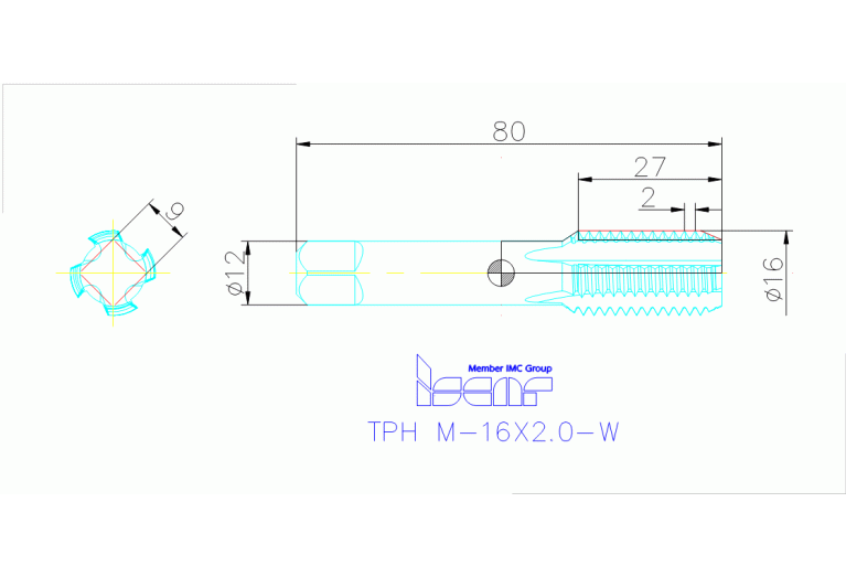 TPH M-16X2.0-W HS