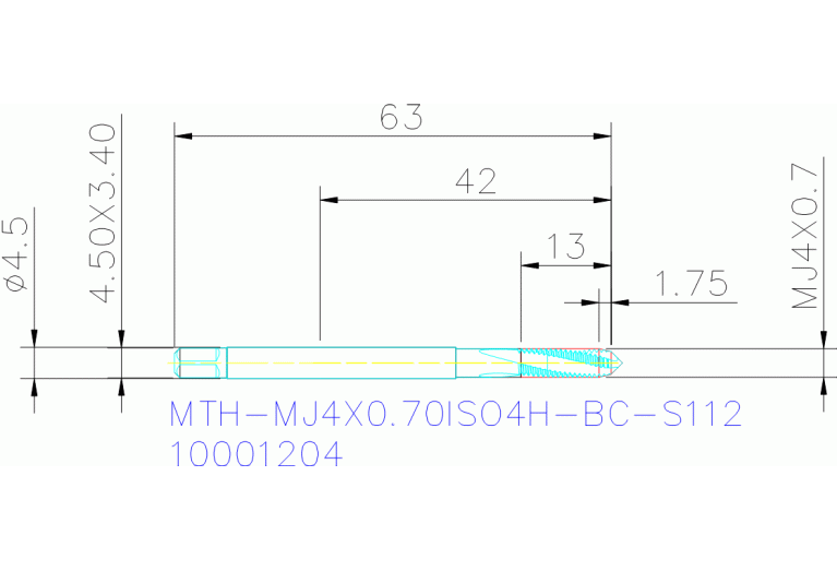 MTH-MJ4X0.70ISO4H-BC-S112