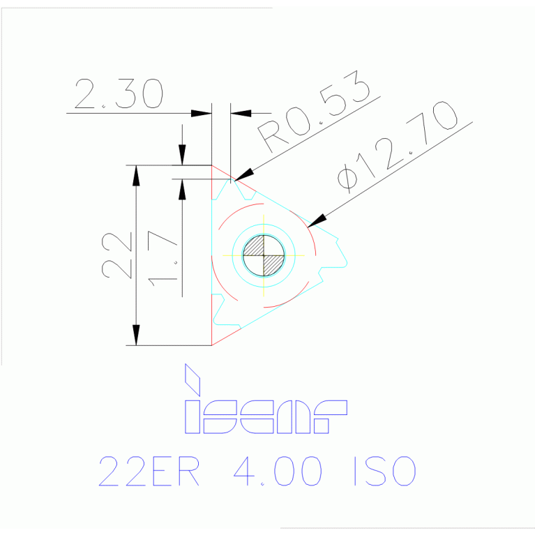 22ER 4.00 ISO IC50M