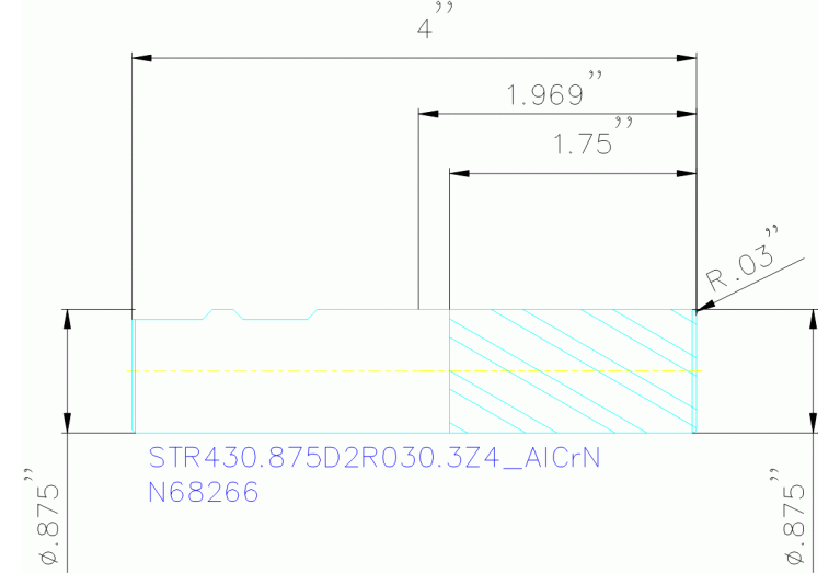 STR430.875D2R030.3Z4 ALCRN
