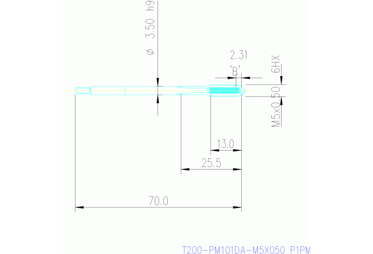 T200-PM101DA-M5X050 P1PM