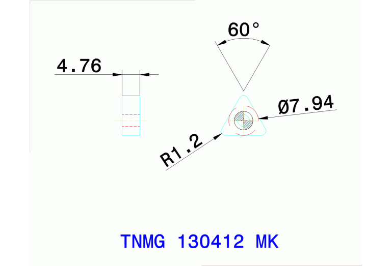 TNMG 130412 MK TT5080