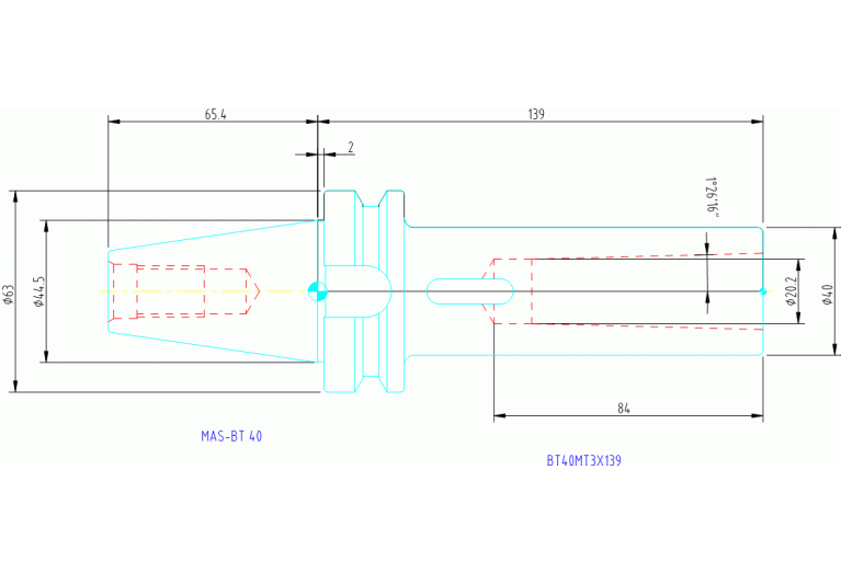 BT40MT3X139