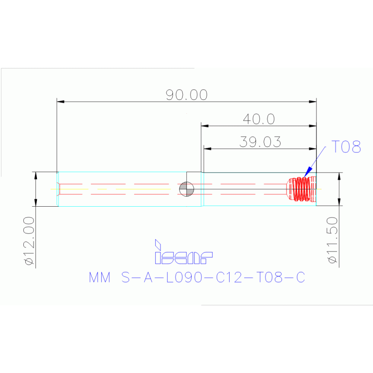MM S-A-L090-C12-T08-C
