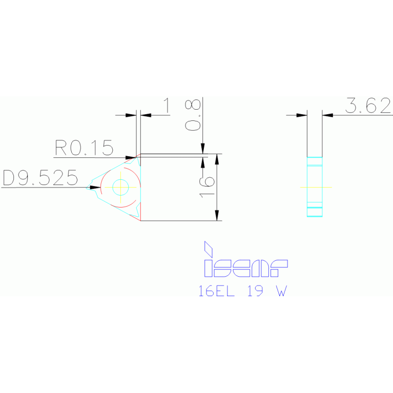 16EL 19 W IC908