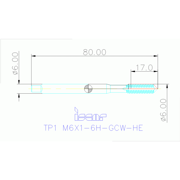 TP1 M6X1-6H-GCW-HE