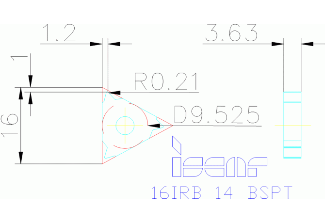 16IRB 14 BSPT IC908
