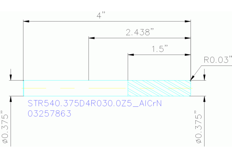 STR540.375D4R030.0Z5 ALCRN