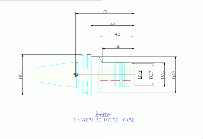 DIN69871 30 HYDRO 10X64