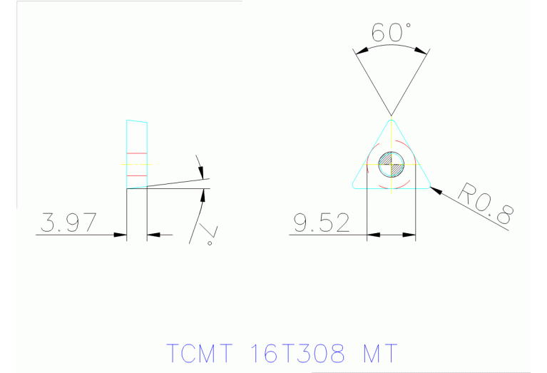 TCMT 16T308 MT TT5100