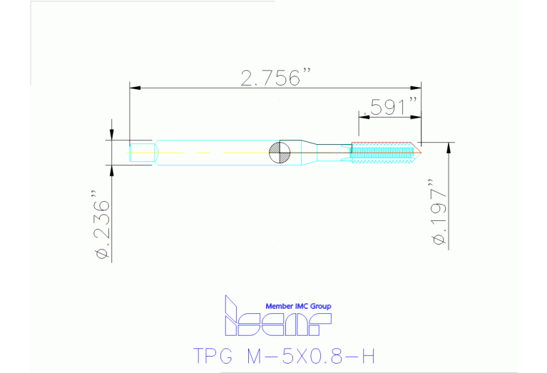 TPG M-5X0.8-H HE