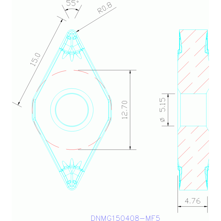 DNMG150408-MF5 TS2500