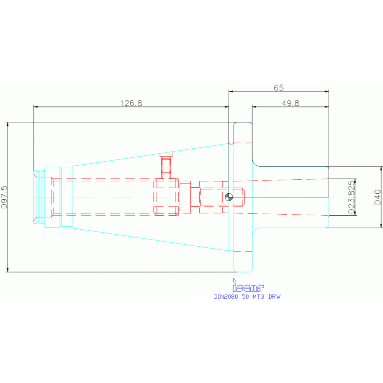 DIN2080 50 MT3 DRW
