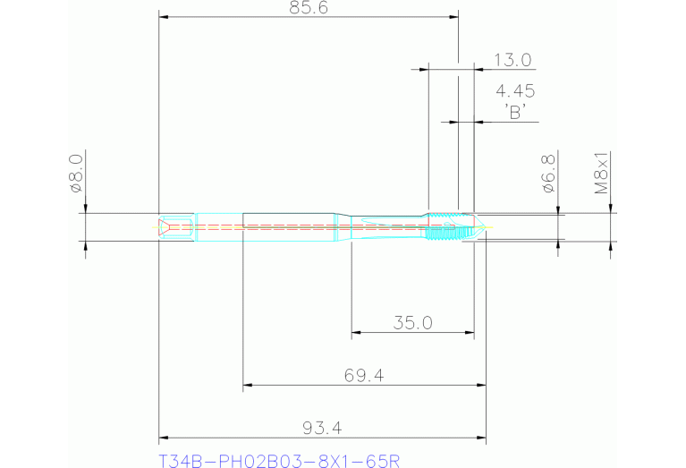T34B-PH02B03-8X1-65R