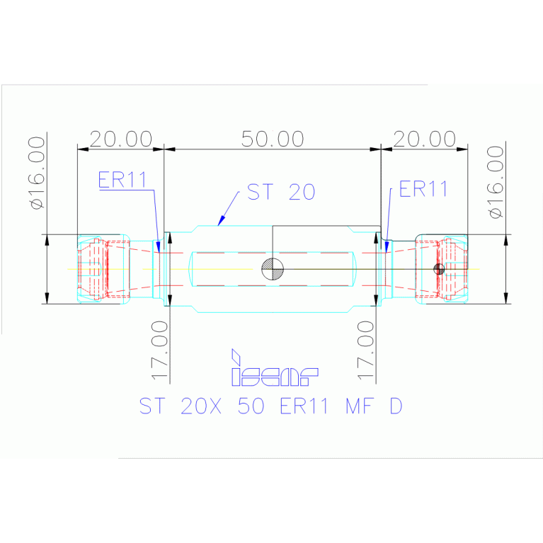 ST 20X 50 ER11 MF D